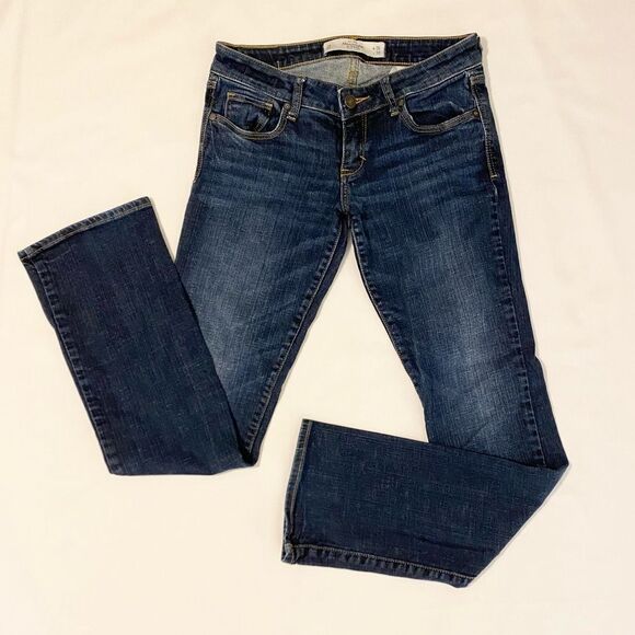 Abercrombie & Fitch bootcut stretch jeans W 26 L 33 on label. - Picture 3 of 9